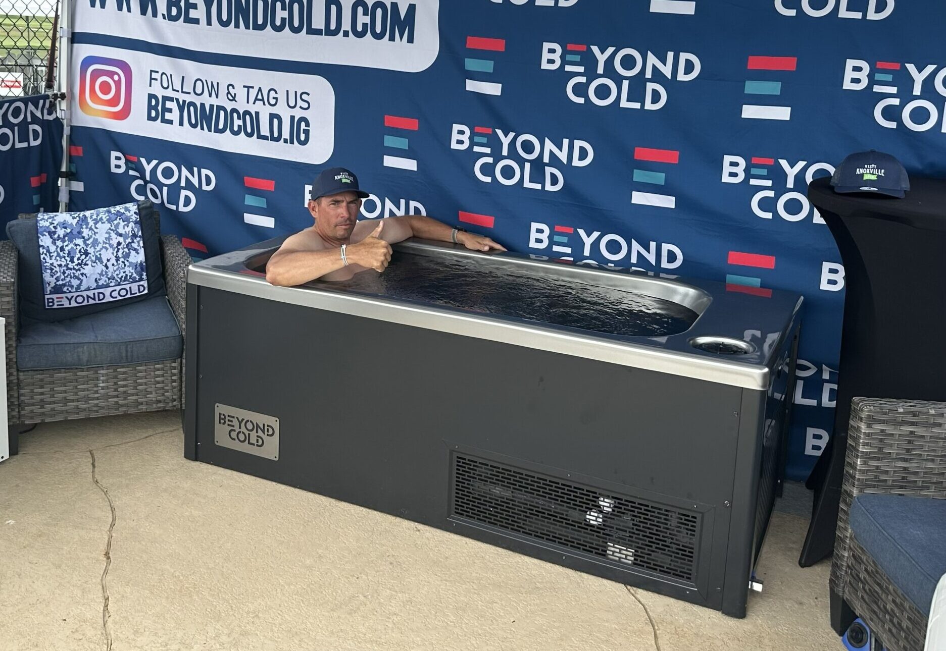 Scott Stallings using the Beyond Cold Summit