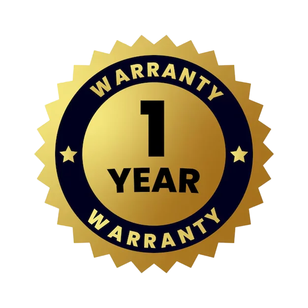 One year warranty
